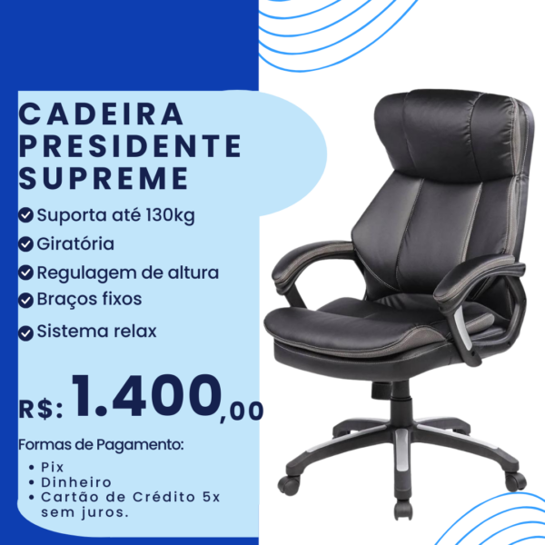 Cadeira Presidente Supreme