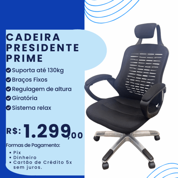 Cadeira Presidente Prime