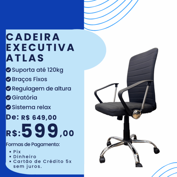 Cadeira Executiva Atlas