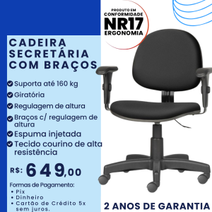 Cópia de Cópia de Post Instagram Limpeza Cadeiras de Escritório Azul e Branco